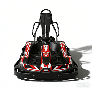 Voiture électrique rechargeable parent-enfant, type kart et bumper <span class=keywords><strong>car</strong></span>, avec moteurs sans balais et double freinage – Le meilleur cadeau d'extérieur pour enfants et adultes - Product Image 4