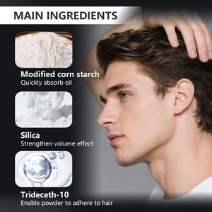 Poudre capillaire volumisante et matifiante pour hommes, vente en gros usine, pour un fini naturel et des cheveux plus volumineux. - Product Image 2