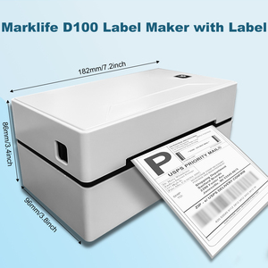 203dpi 4x6 nhiệt máy in nhãn, 150 mm/giây tốc độ cao, xách tay mini Hãng sản xuất nhãn cho vận chuyển/giá thẻ - Product Image 2
