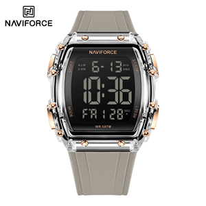 Reloj Digital NAVIFORCE 6107 para Hombre con Correa de Silicona, Compra al por Mayor, Deportivo, Resistente al Agua, LCD Luminoso, Reloj Original para Hombre - Product Image 4