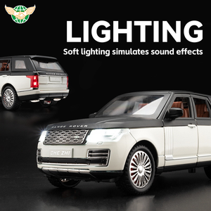 Diecast xe 1/24 Mô hình xe đồ chơi quy mô 1/24 kéo trở lại 6 cửa ra vào có thể mở ra kim loại xe cho trẻ em - Product Image 3