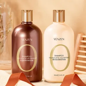 Oem Veze Private Label Kasjmier Vet Olie-Controle Haarverzorgingsproduct Diep Reinigende Biologische Kruiden Anti-Kroes Haar Shampoo