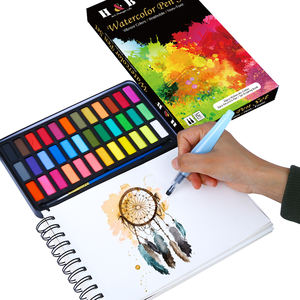 Juego de acuarelas profesionales, 36 colores, caja de lata - Product Image 1