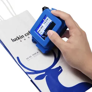 Handheld Inkjet Printer Print on Carton Box Metal Plastic Bag Glass Bottle Tube Any Subject with Solvent Fast Dry Ink Cartridge