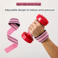 Logo Personnalisé Sport Élastique Polyester Soutien Poignet Bandage Antidérapant Néoprène Barre de Musculation Culturisme Fitnes