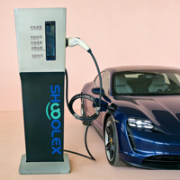 Cargador de Vehículos Eléctricos (VE) Delgado de Pie con Aire Acondicionado, Estación de Carga Multimodo que Ahorra Espacio para Apartamentos