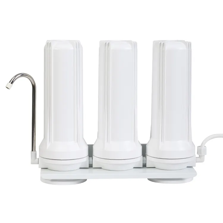[NW-TR303] Fabricant filtre à eau de robinet de comptoir à 3 étages pour le ménage