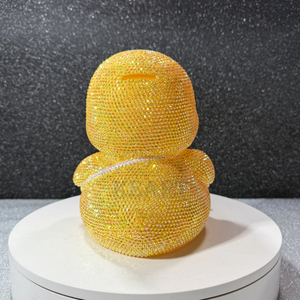 Thời Trang Mới Phim Hoạt Hình Donald Vịt Dán Pha Lê Kim Cương Bức Tượng Nhựa Thủ Công Mỹ Nghệ Điêu Khắc Trang Trí Nội Thất Vịt Nhỏ Màu Vàng - Product Image 6