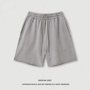 Pantalones <span class=keywords><strong>Cortos</strong></span> Personalizables de Verano 100% Algodón, Marca Europea y Americana, de Alta Calidad, con Dobladillo Enrollado, 370G, Casuales para Hombre - Product Image 3