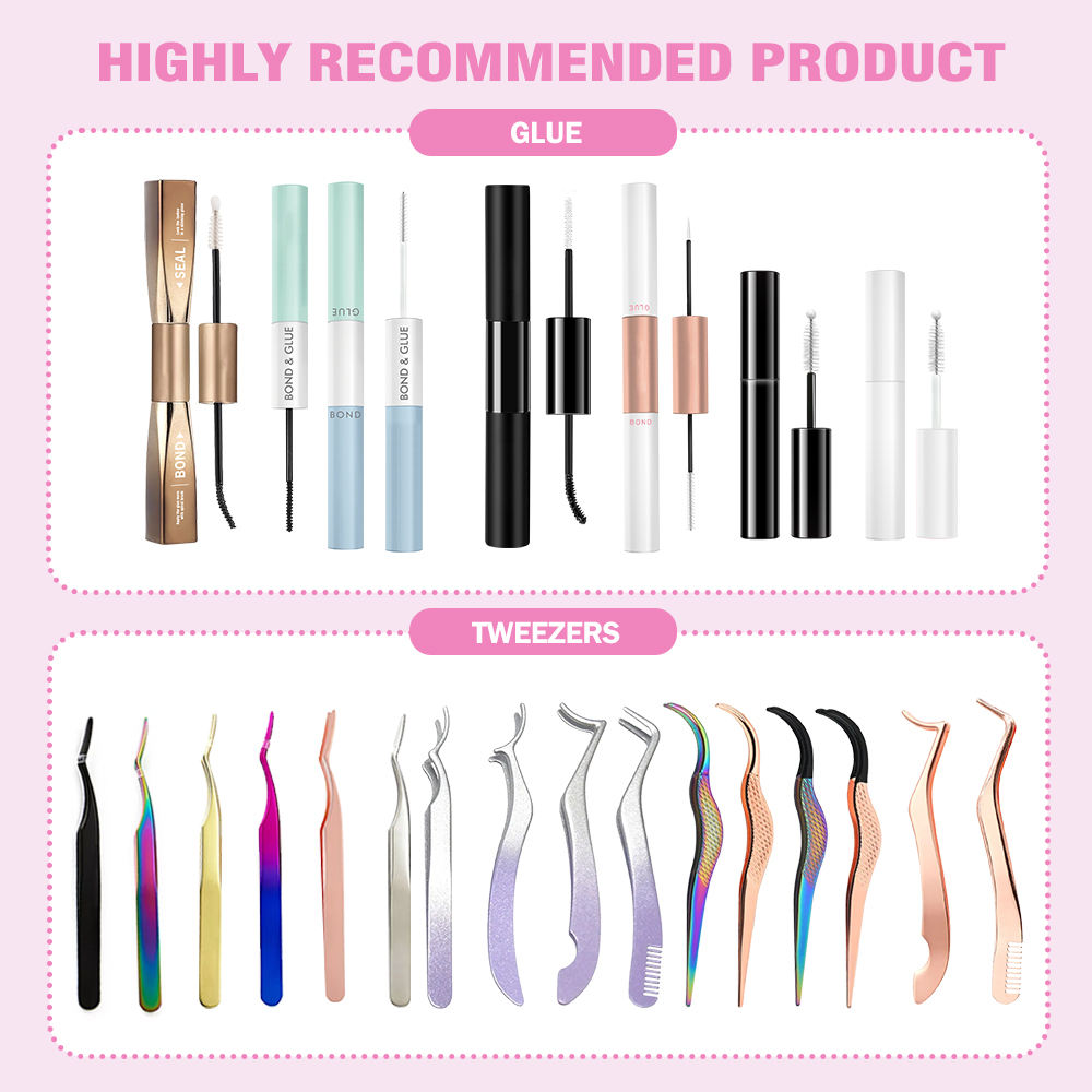 Style 5 pince à épiler, collage et joint, gel dissolvant