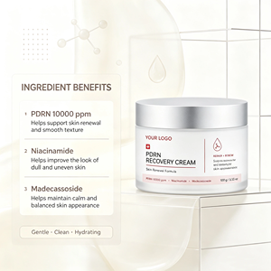 Crema Cosmética PDRN con Niacinamida y Madecassoside, Crema Facial Hidratante Diaria - Product Image 2