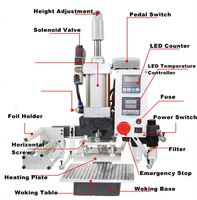 Máquina de Estampagem a Quente Digital Pneumática Elétrica Semi-Automática de Alta Qualidade, Fácil de Operar para Marcação em Couro