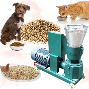 Mini Pellet Machine Chicken Pig Goat Cattle Cat Fodder Feed Pellet Manufacturing Pelletizing Machine Feed Processing Machine