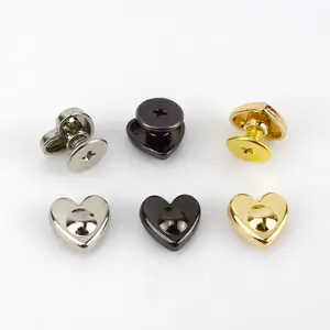 Deepeel BF312 8 Mét Túi Phần Cứng Túi Xách Trang Trí Studs Nút Đinh Tán Đinh Tán Khóa Snap Hook Hình Trái Tim Đinh Tán Vít Vòng - Product Image 1