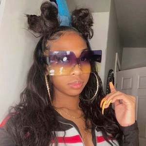 Gafas de Sol Cuadradas de Una Pieza para Mujer, Moda 2021, Lentes con Protección UV400, Montura Grande Sin Aro - Product Image 2