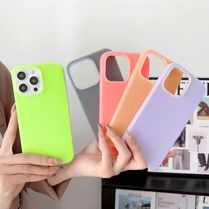 Coque de téléphone en silicone souple S011 pour iPhone 18 17 16 15 Pro Max Air, antichoc, vente en gros, compatible Android - Product Image 2