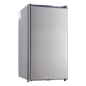 Mini refrigerador <span class=keywords><strong>de</strong></span> una sola puerta pequeño <span class=keywords><strong>de</strong></span> poco ruido <span class=keywords><strong>de</strong></span> una puerta con logotipo personalizado para la habitación <span class=keywords><strong>de</strong></span> los clientes <span class=keywords><strong>de</strong></span> la marca - Product Image 4