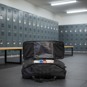 जिपर डफ़ल बैग शैली के साथ पुरुषों और महिलाओं के वाटरप्रूफ सामरिक जिम बैकपैक - Product Image 4