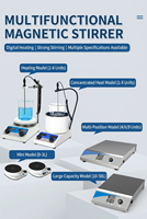 Laboratory Digital LED Display Constant Temperature Heating Magnetic Stirrer 0.1C Resolution RT-260C Range 1% Speed
