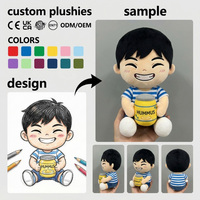 Muñeco de Peluche Personalizado OEM/ODM, Diseño de León de Dibujos Animados, Recuerdos de Zoológico, Juguetes de Ganchillo Hechos a Mano, Oso de Peluche Personalizado