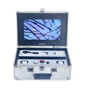 Analyseur de peau et de cuir chevelu avec caméra grossissante 200X avec moniteur pour salon, valise/armoire pour transporter deux appareils photo - Product Image 3