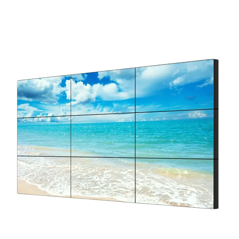 Dinding Media tren modis Harga Murah 46 inci rasio efisiensi energi tinggi Lcd Tv Video Panel dinding layar Led dalam ruangan RS232