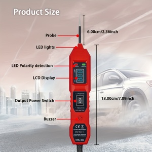 823 thông minh USB powered xe mạch Tester LED hiển thị điện áp mới nhất Phiên bản phần mềm xe công cụ Chẩn đoán - Product Image 3