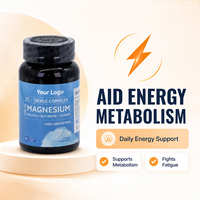 Capsules de magnésium en gros OEM ODM Marque privée Direct usine Échantillon gratuit 500mg Soutien pour le sommeil, les os et les muscles