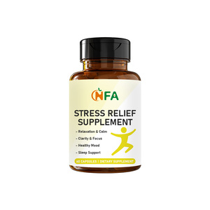 Hot Selling Stress Relief <b>Supplement</b> Capsules with Vitamins Biotin Supports Mood Balance Sleep Aid Pills - Product Image 1