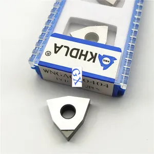 Precio DE FÁBRICA DE China, insertos WNGA PCD, inserto de torneado de aluminio y cobre, inserto CNC PCD WNGA080408