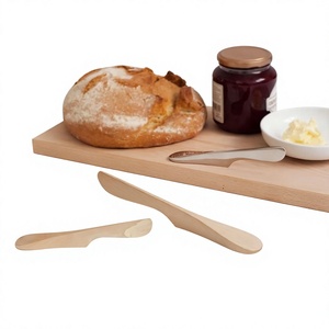 Cuchillo para Queso de Madera, Diseño Moderno, Acabado Espejo, Ecológico, Espátula para Mantequilla para Bodas, Cubertería - Product Image 2