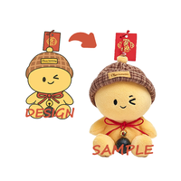 Transformez votre idée en porte-clés mascotte en peluche personnalisé avec CE EN71 CPC ASTM UKCA, commande minimale faible