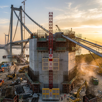 Elevador de Construcción Eléctrico Anti-Vibración SC200U de 2 Toneladas, Diseño Patentado en U para Equilibrio, Bajo Costo de Mantenimiento, Marca HT