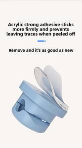 Clip para Cables, Soporte Ajustable de 360 Grados para Organizar Cables Debajo del Escritorio, Organizador de Cables para Pared y Mesa - Product Image 3