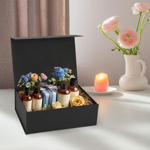 Boîtes cadeaux magnétiques en gros, haut de gamme, biodégradables, écologiques, en matériaux recyclés, pour vêtements et chaussures, avec pelliculage mat - Product Image 2