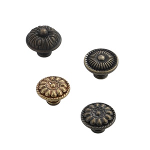 JAYA Poignées de couleur foncée dans les boutons d'armoires de cuisine Boutons et poignées ronds Boutons d'armoires vintage - Product Image 6