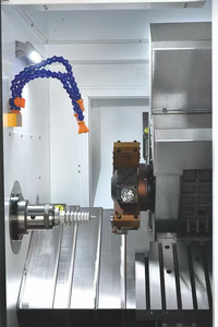 Máy tiện <span class=keywords><strong>CNC</strong></span> ngang tự động hạng nặng tốc độ cao với hệ thống điều khiển fanuc trung tâm xoay đa chức năng trục Chính Đơn - Product Image 2