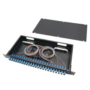 Fabriek Prijs Kern Splits Cassette Lade 24 Poorten Sc Interface Glasvezel Aansluitdoos