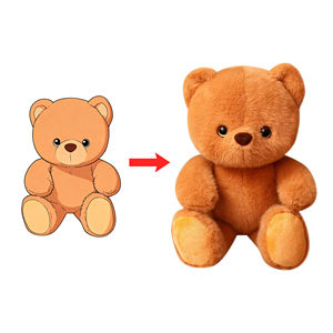 Oso de Peluche Gigante Personalizado con MOQ Bajo, Juguetes de Peluche Rellenos de Algodón PP con Forro de Malla, Súper Suave, para Recién Nacidos, Niños, Toy Story - Product Image 1