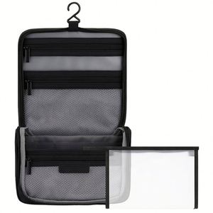 Bolsa de Aseo Duradera y Espaciosa, Neceser Colgante con Múltiples Compartimentos - Product Image 1