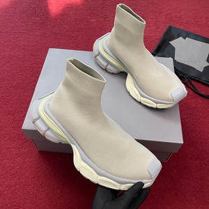 Luxury designer Men's sports shoes High quality Men <b>Women</b> Breathable Casual Sock Shoes Youth Trendy High Top Walking Style Shoes - Product Image 2