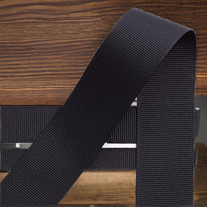 <span class=keywords><strong>Nastro</strong></span> Grosgrain in Pelle Italiana 25 mm x <span class=keywords><strong>10</strong></span> m, Colore Nero, Lavabile - Product Image 2