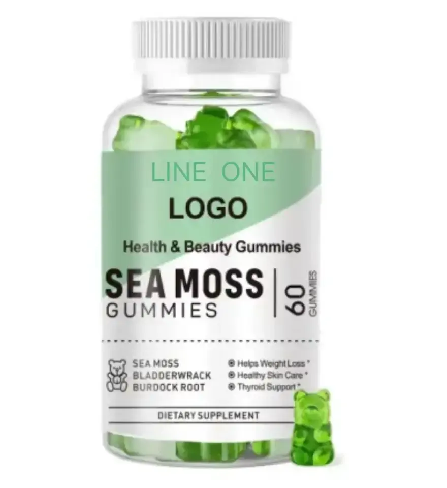 Market Sea Moss Gummies Organic Burdock Root Gummies Sea Moss Boosts immune system