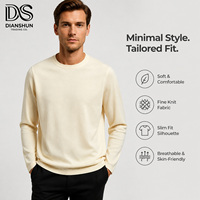 T-shirt en coton léger et respirant à manches longues, uni, personnalisable, vente en gros, haute qualité, décontracté, basique, coupe classique, streetwear