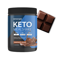 Greenpie Sans Sucre KETO MEAL Shakes Poudre Structure Sans Sucre Keto Meal Shake Chocolat Repas Remplacement Protéine Shakes