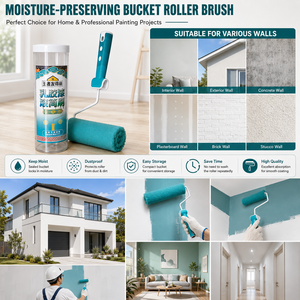 <b>Paint</b> Roller Brush with Sealed Moisture Bucket Storage - Product Image 6