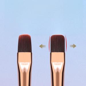 Pincel para Pintar Uñas en Gel, Cabeza Plana Grande, para Gel Acrílico 3D, Extensión UV, Recubrimiento, Pincel para Decoración de Uñas - Product Image 4