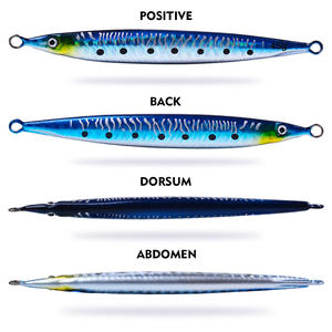 <span class=keywords><strong>Esca</strong></span> da Jigging ad Affondamento Rapido Rivestimento Galvanico 3D 14g 17g 21g 28g 35g 45g Artificiali da Pesca in Metallo con Assist Hook e Ancoretta - Product Image 5