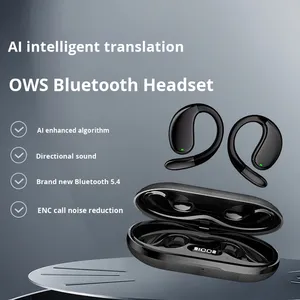 Tùy Chỉnh Ai Thông Minh Dịch <span class=keywords><strong>2025</strong></span> Tai Nghe Mới Chất Lượng Cao Hơn Tai Tai Nghe Thể Thao Không Dây Tai Nghe LED ANC Ipx5 Tuổi thọ pin Dài - Product Image 2