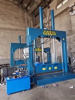 Machine de découpe hydraulique pour caoutchouc de pneu, machine de découpe à portique pour nylon et plastique, machine de découpe verticale pour sacs de 1 tonne